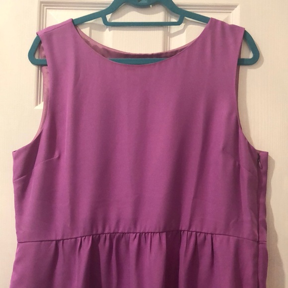 J Crew Crepe Shift Dress Orchid 16 - Picture 2 of 6